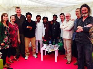 Shooglenifty and The Young Master Drummers of Manganiyar at BBC Pacific Quay 2014